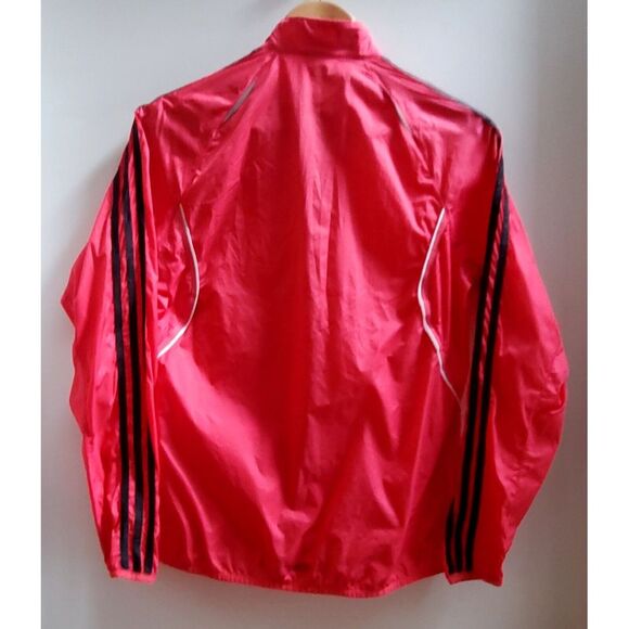 Adidas Jacket Response Formotion Running Light Coat Coral/Black/Reflct Zip WOM M - Picture 4 of 15